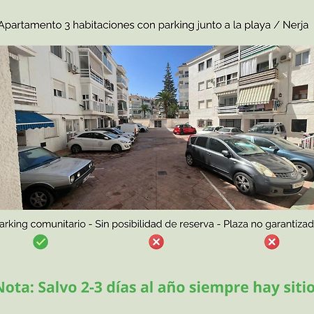 Apartamento 3 Hab Con Parking Junto A La Playa Nerja Extérieur photo